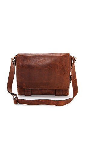 Men's Logan Messenger Bag, Cognac, One Size