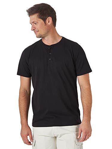 Men's Short Sleeve Henley Tee