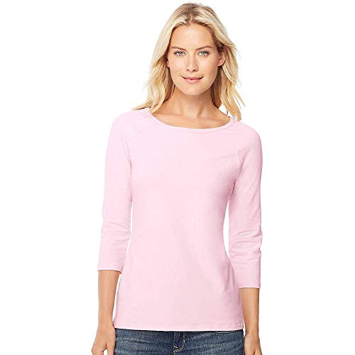 Women's Stretch Cotton Raglan Sleeve Tee