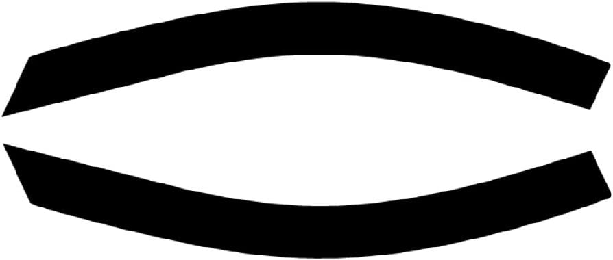 Automotive Premium Nano Ceramic Precut Window Tint Film Kit Superior Heat Reduction (Universal Rough Cut Windshield Visor)