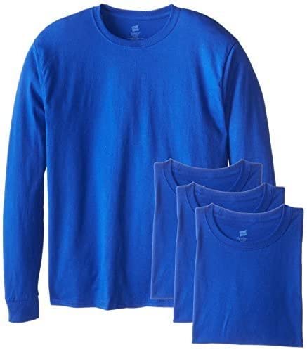 Men's Essentials Long Sleeve T-shirt Value Pack (4-pack)