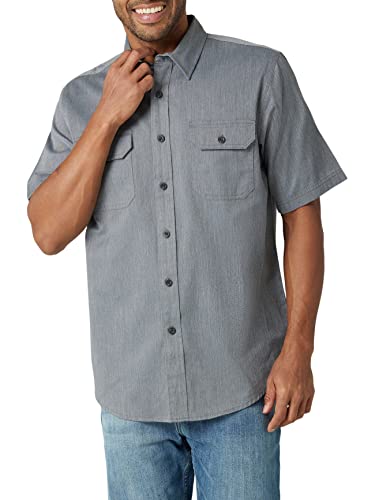 Wrangler Authentics Men's Short Sleeve Classic Woven Shirt