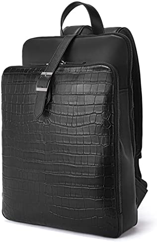 Womens Backpack Purse Leather 15.6 Inch Laptop Travel Business Vintage Large Shoulder Bags