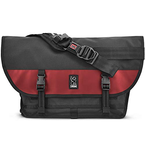 Chrome Industries Citizen Messenger Bag - 17 Inch Laptop Satchel with Signature Belt Buckle Closure, 24 Liter