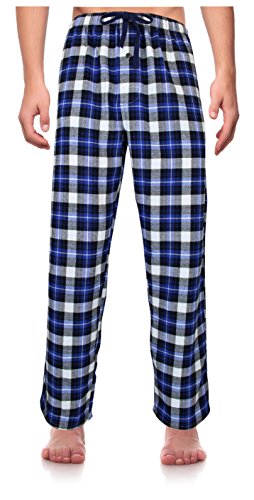 Classical Sleepwear Men’s 100% Cotton Flannel Pajama Pants,