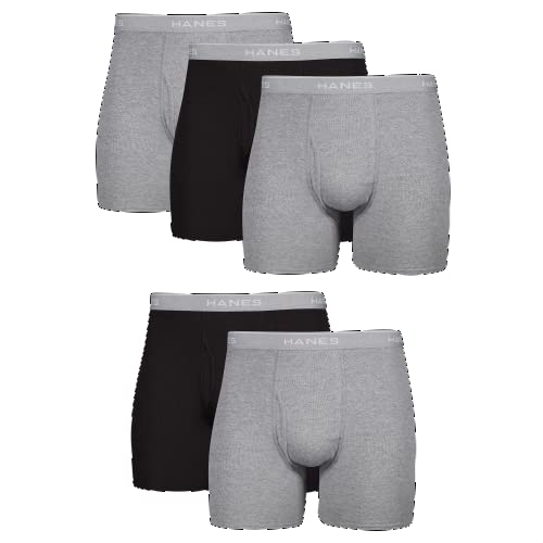 Men's Underwear Boxer Briefs, Cool Dri Moisture-Wicking Underwear, Cotton No-Ride-Up for Men, Multi-packs Available