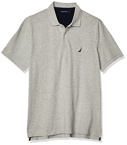 Nautica Men's Short Sleeve Classic Fit Pique Polo
