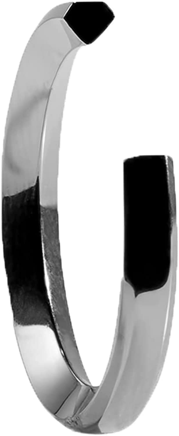 Stella Valle Diamond Shaped Ring - Rhodium Plated Ring in the Shape of Diamond - Represents Inner Strength