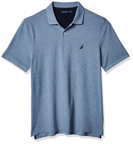 Nautica Men's Short Sleeve Classic Fit Pique Polo