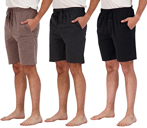 Men’s Cotton Ultra-Soft Knit Sleep Pajama Shorts & Lounge Wear