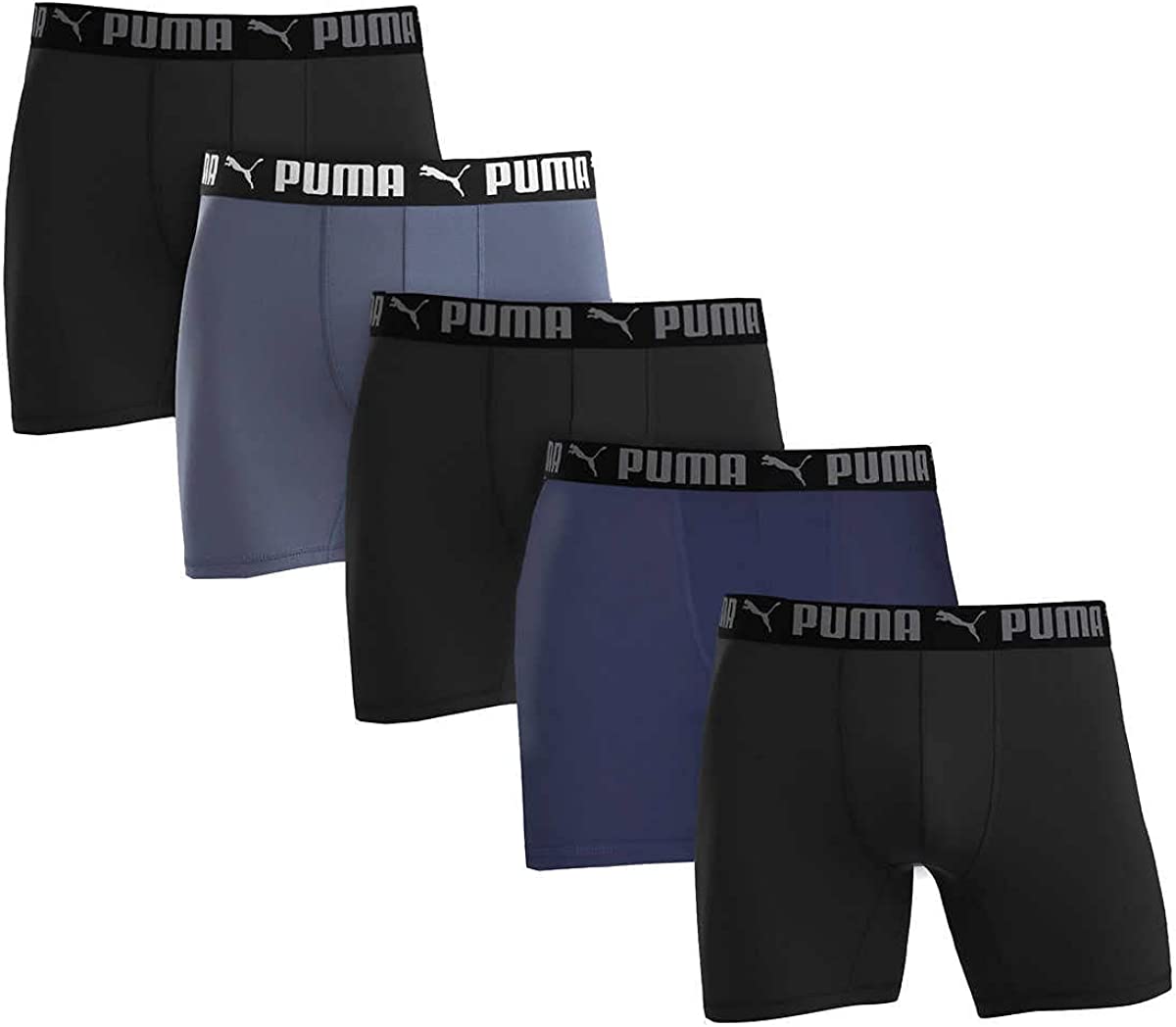 Men's Microfiber Boxer Brief, 5-pack
