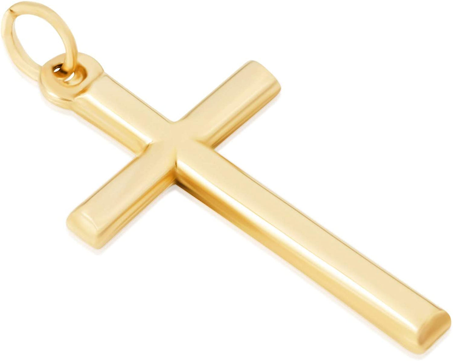 14KT Yellow Gold Cross Religious Pendants/Charms for Men and Women - Available in Various Designs