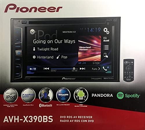 Double Din Bluetooth in-Dash DVD/CD/Am/FM Car Stereo Receiver with 6.2 Inch Wvga Screen/Sirius Xm-Ready
