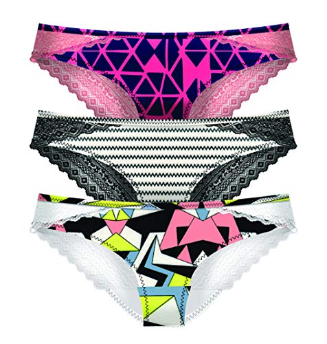 Women's 3 Pack Sexy Stretch Hipster Pantys