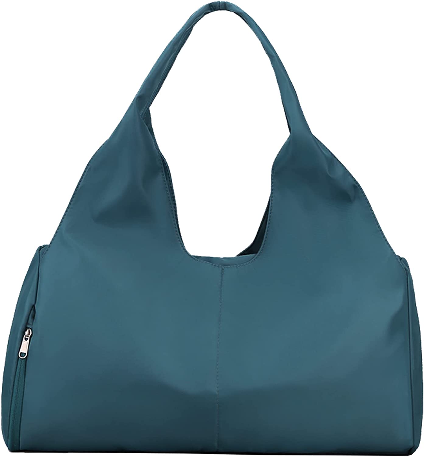 Forestfish Duffel Bag Gym Totes with Dry Wet Pocket & Shoes Compartment for Women and Men (Navy)