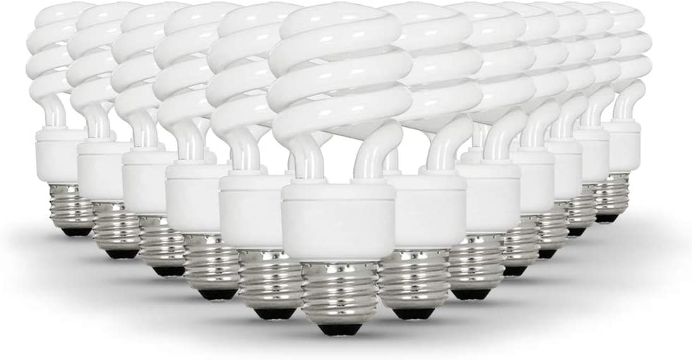 Electric ESL13T/12 13-Watt Mini Twist Compact Fluorescent Lamps, 12-Pack