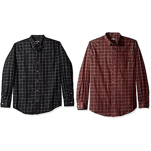 Men's Wrinkle Free Long Sleeve Button Down Shirt