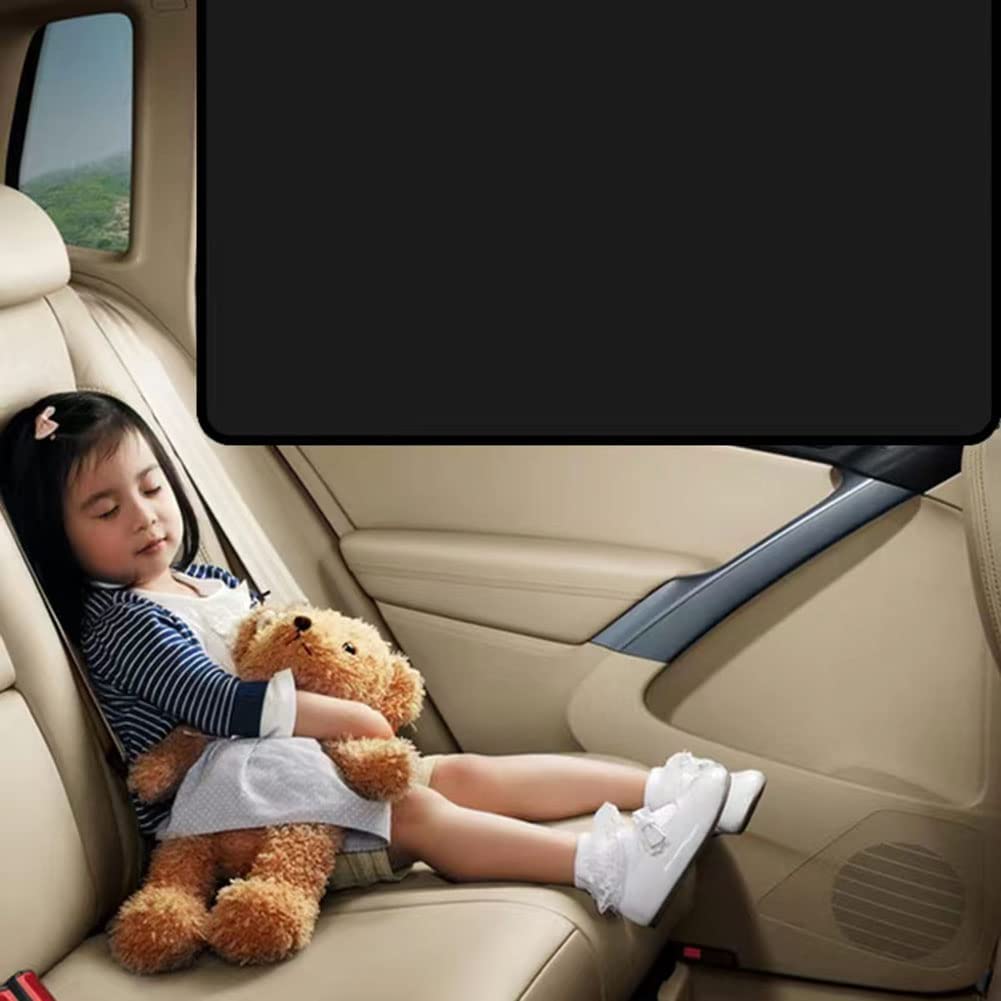 Car Side Window Sun Shades, Window Sunshades Privacy Curtains, 100% Block Light for Breastfeeding, Taking a nap, Changing Clothes, Camping (Front&Back 4pcs)