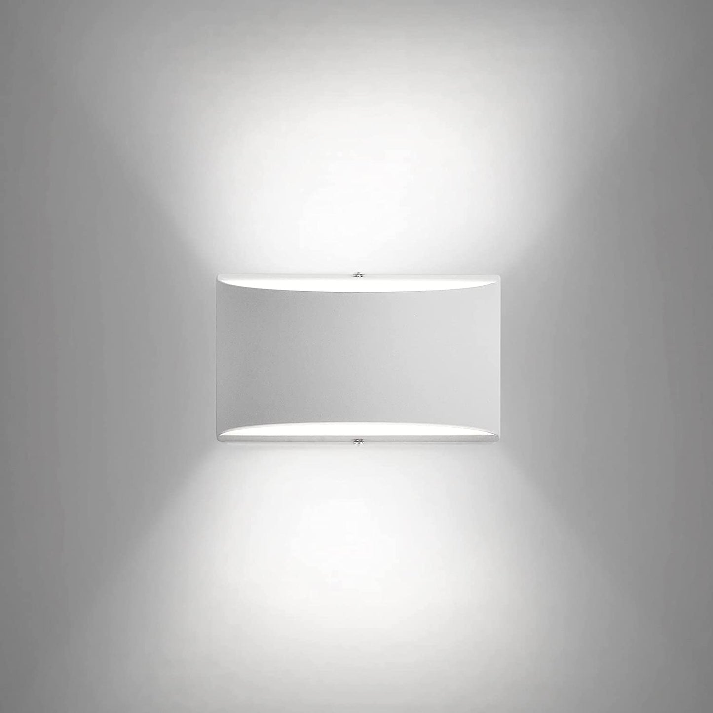 Modern LED Wall Sconce,Up and Down Indoor Wall Lamps, Wall Lighting Fixture Lamps, Interior Wall Lights for Living Room, Bedroom, Hallway,Corridor,Conservatory Cool White 6000K(1PCS Wall Sconce)