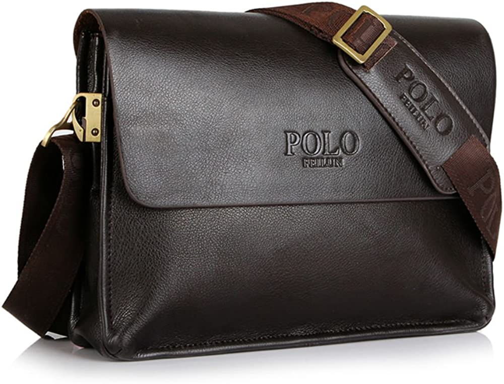 Messenger Bag Classic Vintage Leather Shoulder Bags Crossbody Bags Business Briefcase Composite Leather Casual Bag