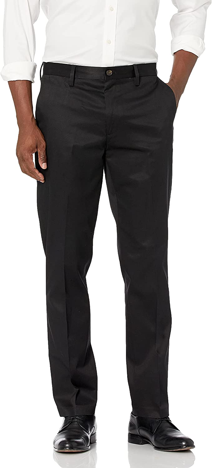 Down Men's Straight Fit Non-Iron Dress Chino Pant