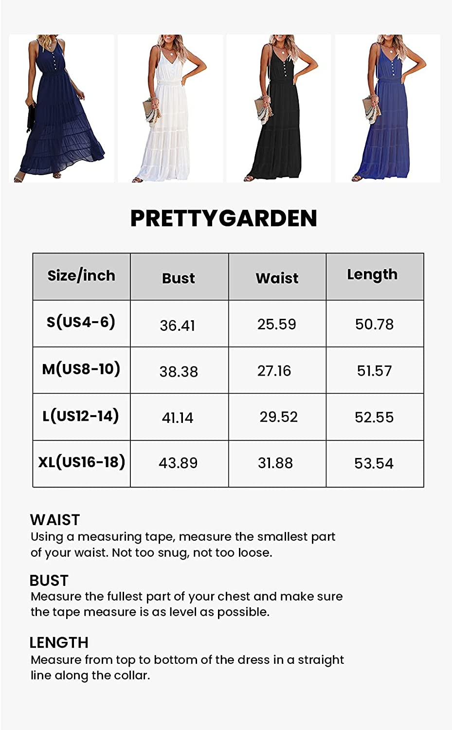 Women's Causal Summer Dress Spaghetti Strap Sleeveless High Waist Beach Long Maxi Dresses