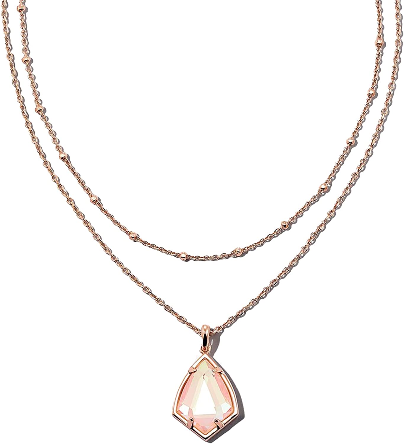Kendra Scott Cory Multi Strand Adjustable Length Necklace for Women, Fashion Jewelry