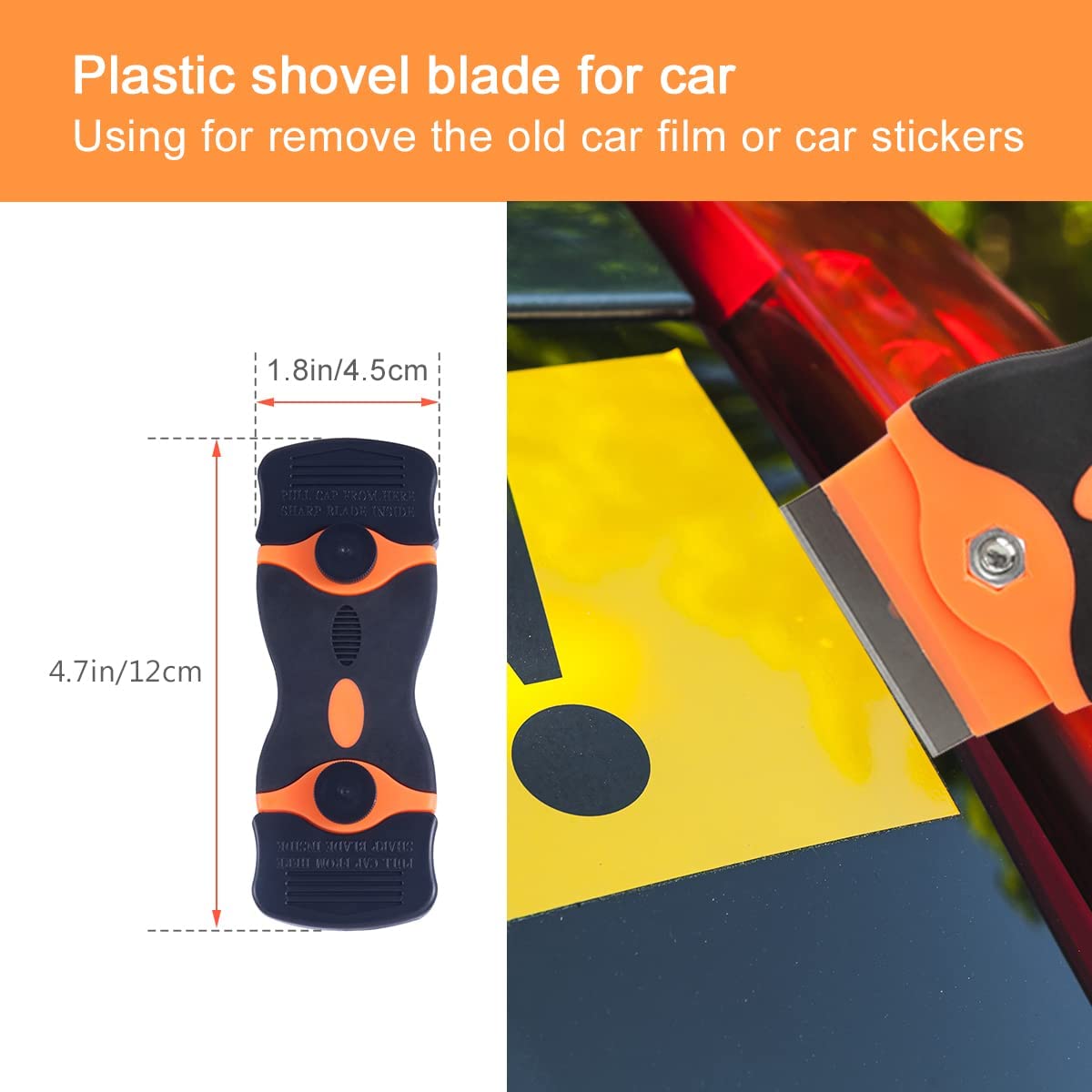 Car Window Tint Application Tools Kit, 9 Pcs Vehicle Glass Protective Film Installing Tool Car Window Film Squeegee Automotive Film Scrapers Window Tint Tools
