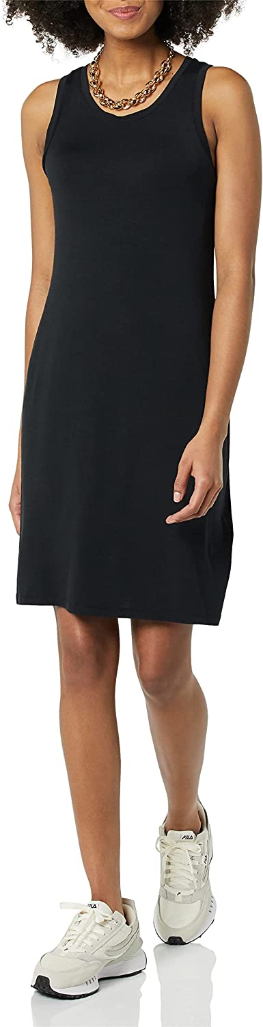 Women's Lightweight Jersey Slim-Fit Tank Mini Dress