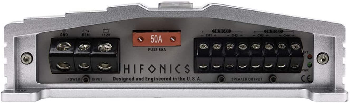 ZG-600.4 600W Zeus Gamma Series 4-Channel Car Audio Subwoofer Amplifier with Gravity Magnet Phone Holder