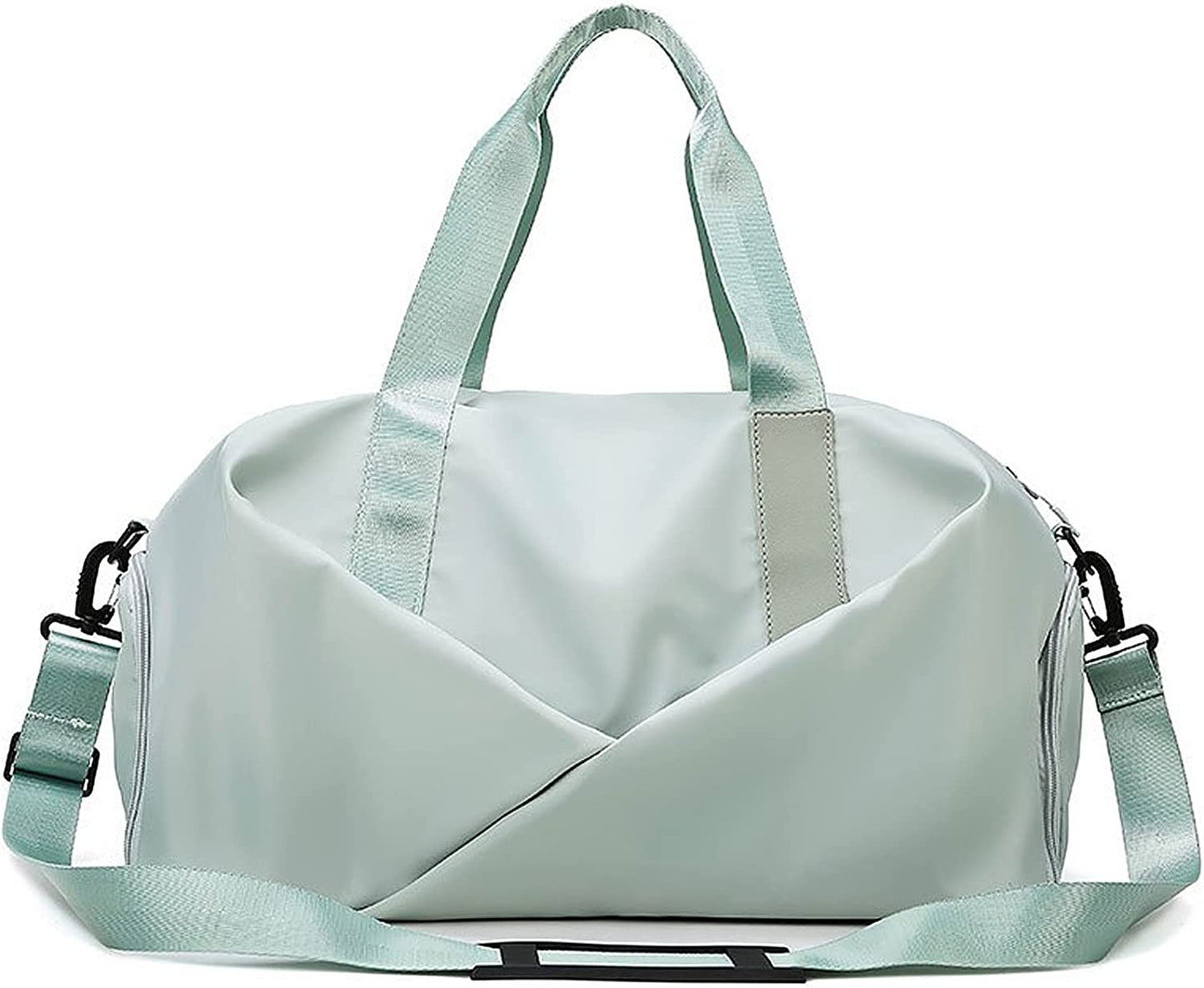 Gym Bag for Women Sports Bag Travel Bag Weekend Bag for Women Hospital Bag Waterproof Duffle Bag with Shoe and Wet Clothes Compartments, Wear-resistant Lightweight Multifunctional Bag Black
