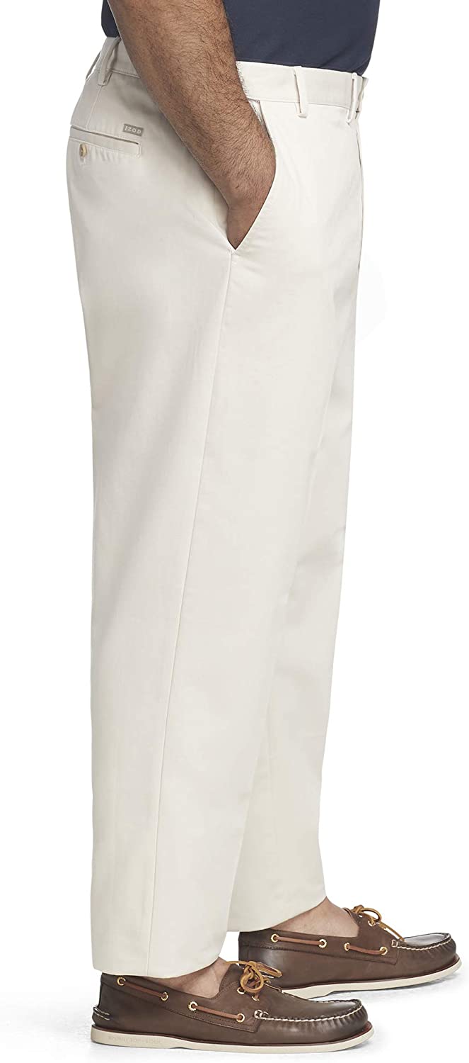Men's Big & Tall Big and Tall Flat Front Extended Twill Pant