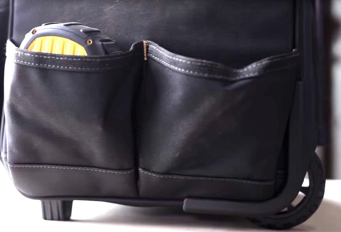 Lighted Roller Tool Bag, 18 in.