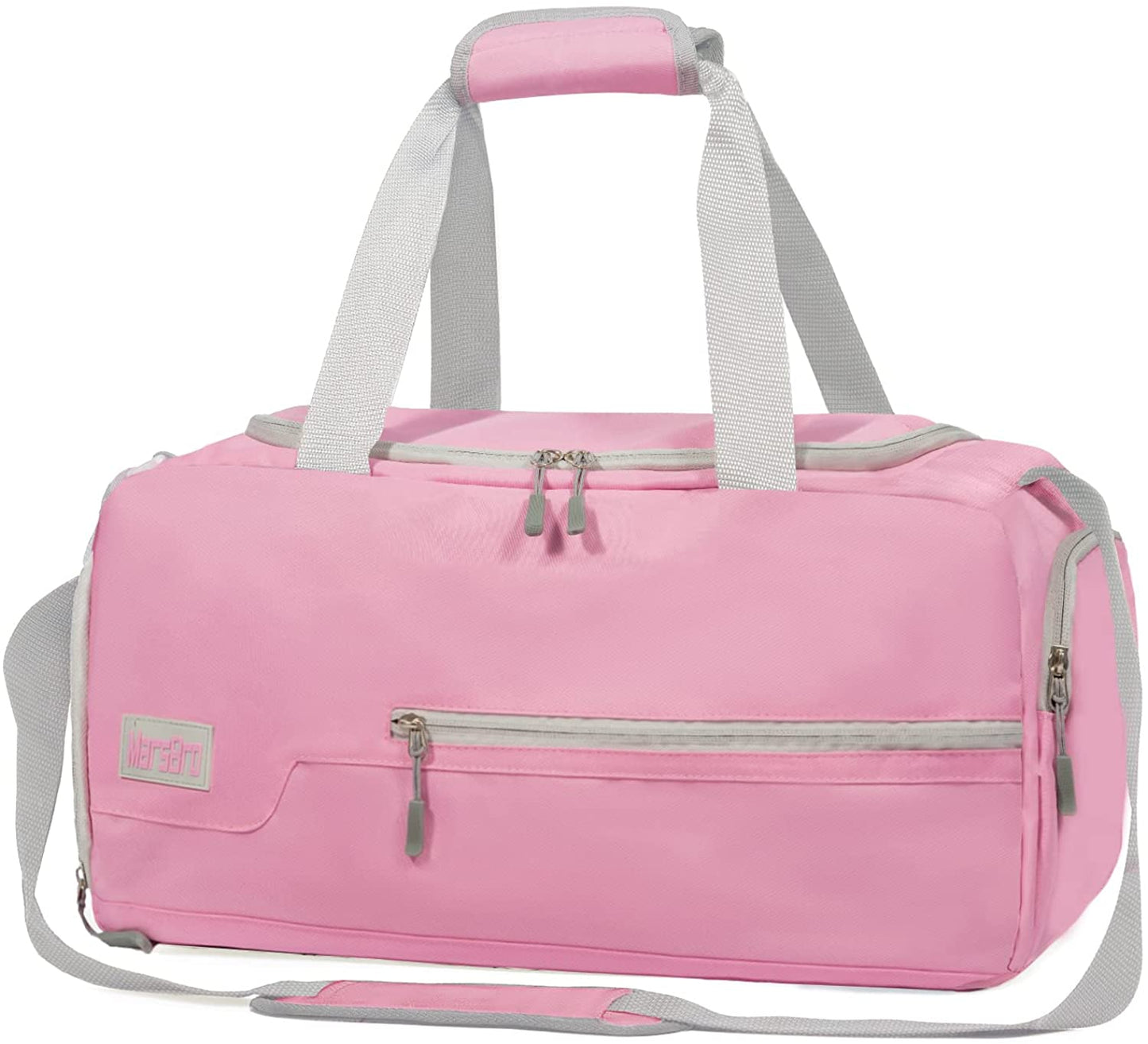 MarsBro Water Resistant Sports Gym Travel Weekender Duffel Bag with Shoe Compartment