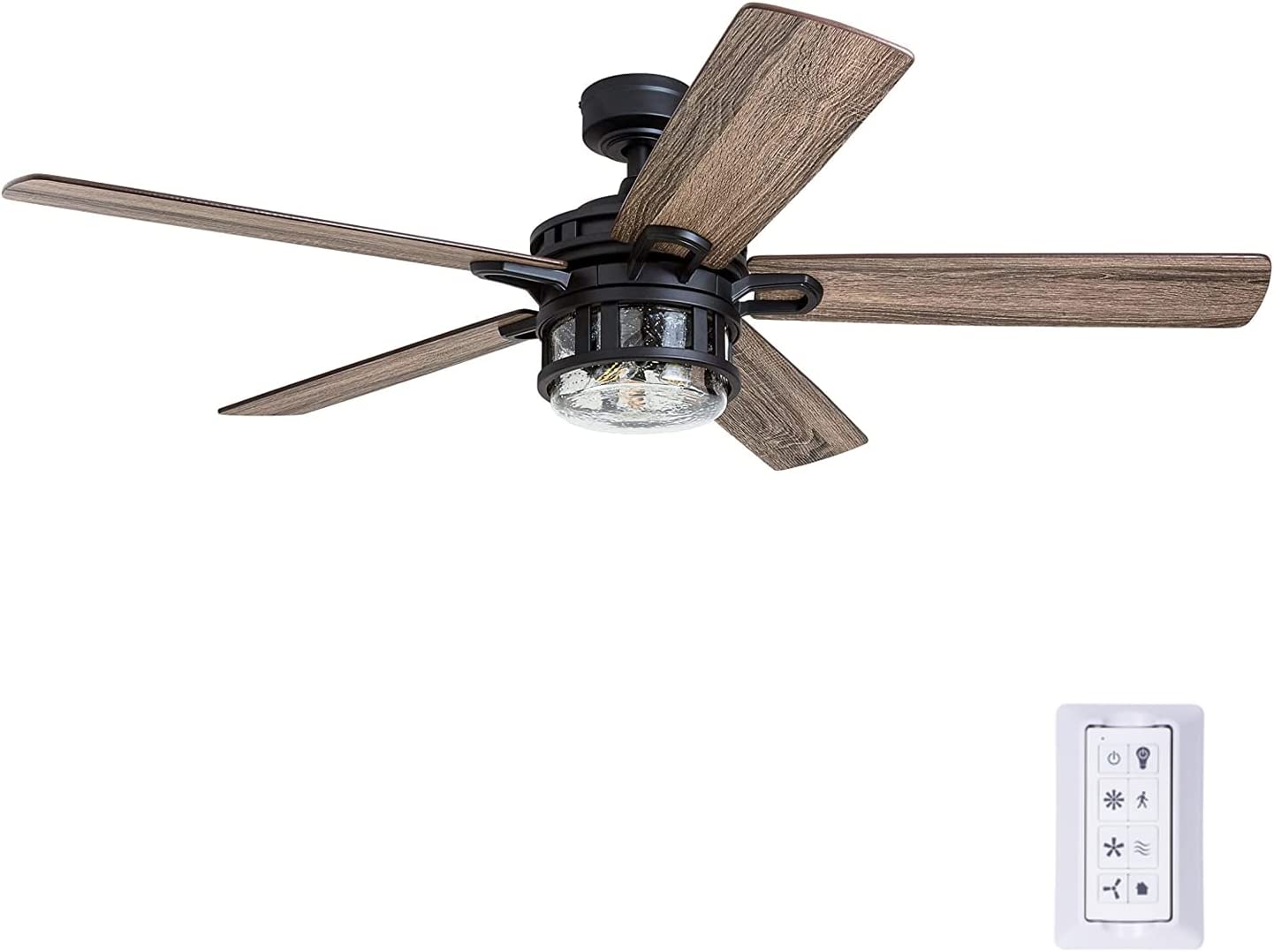 Honeywell Ceiling Fans 50690-01 Bonterra, 52 inches, Matte Black