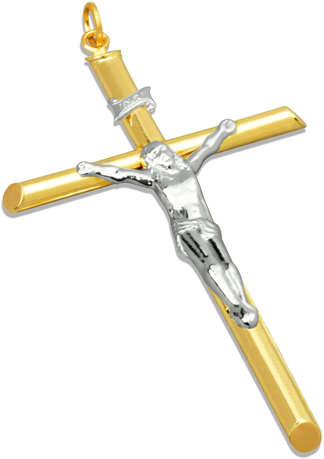 14KT Yellow Gold Cross Religious Pendants/Charms for Men and Women - Available in Various Designs
