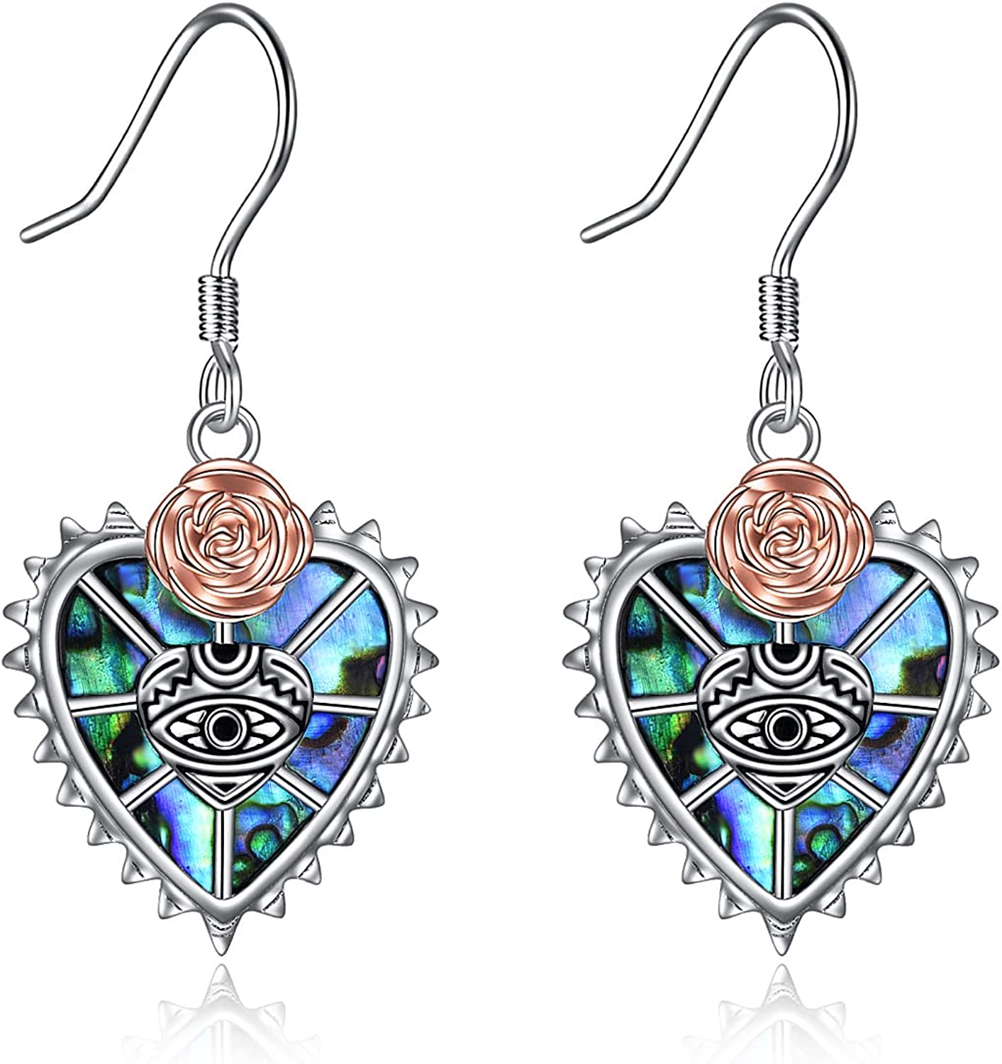 Sterling Silver Butterfly/Dragonfly/Tree of Life/Evil Eye Drop Earrings for Women Girls Dangle Earrings Butterfly Jewelry