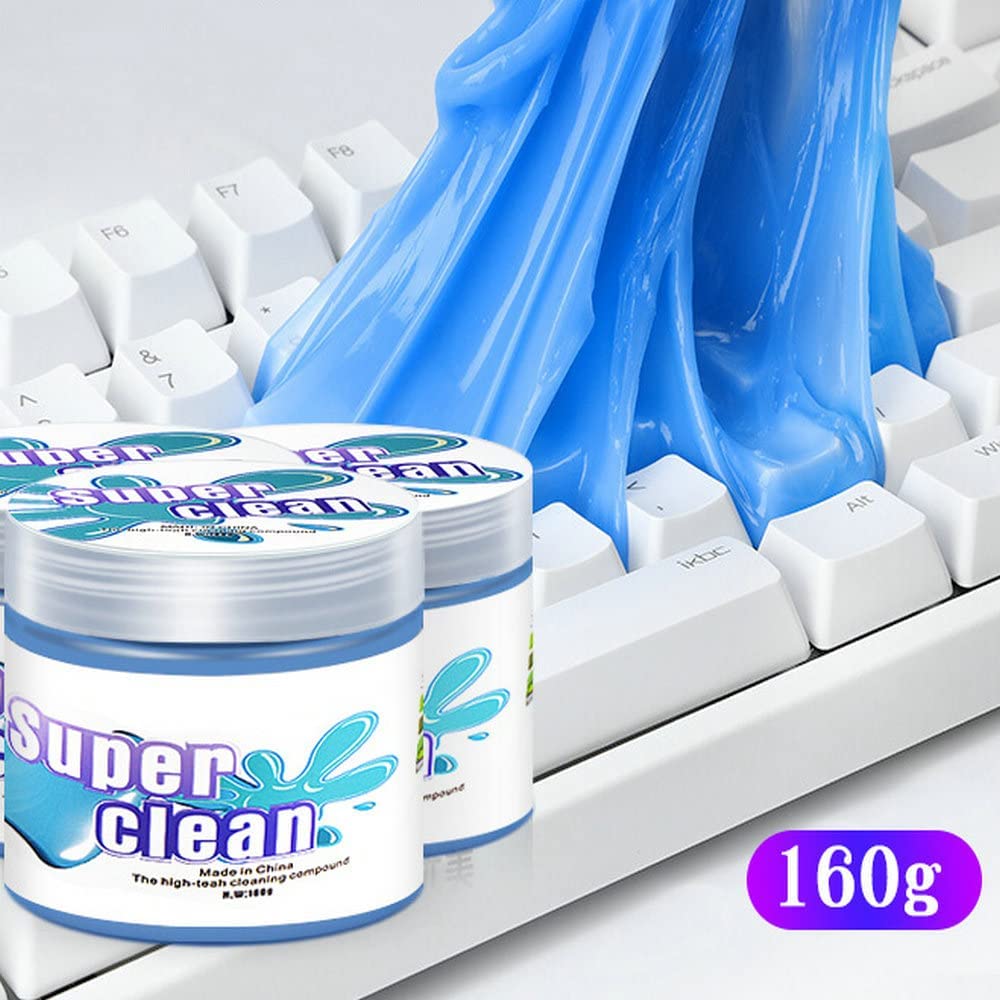 Cleaning Gel for Car Detailing Tools Keyboard Cleaner Automotive Dust Air Vent Interior Detail Detailing Putty Universal Dust Cleaner for Auto Laptop Home Car Slime Cleaner, 2 Pack