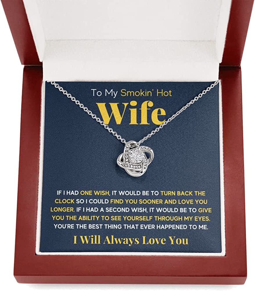Gifts For Wife Birthday Gifts From Husband Necklace Valentines Day Find You Sooner Jewelry Box Pendant Personalized Custom Made Romantic Gift For My Best Wife Ever