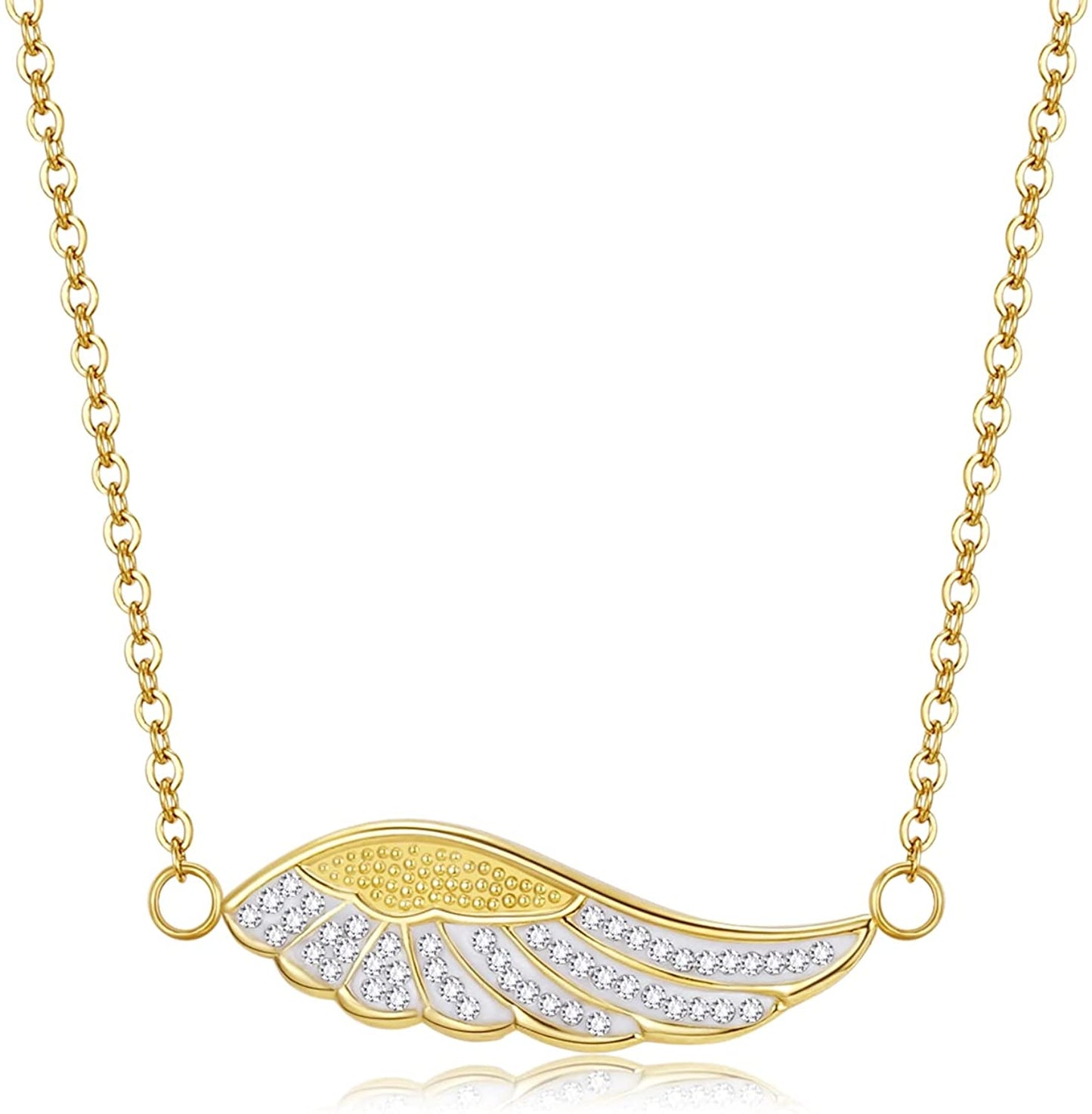 Stainless Steel 14K Gold Plated Hypoallergenic Necklace Pendant Personalized Coin Chain for Women