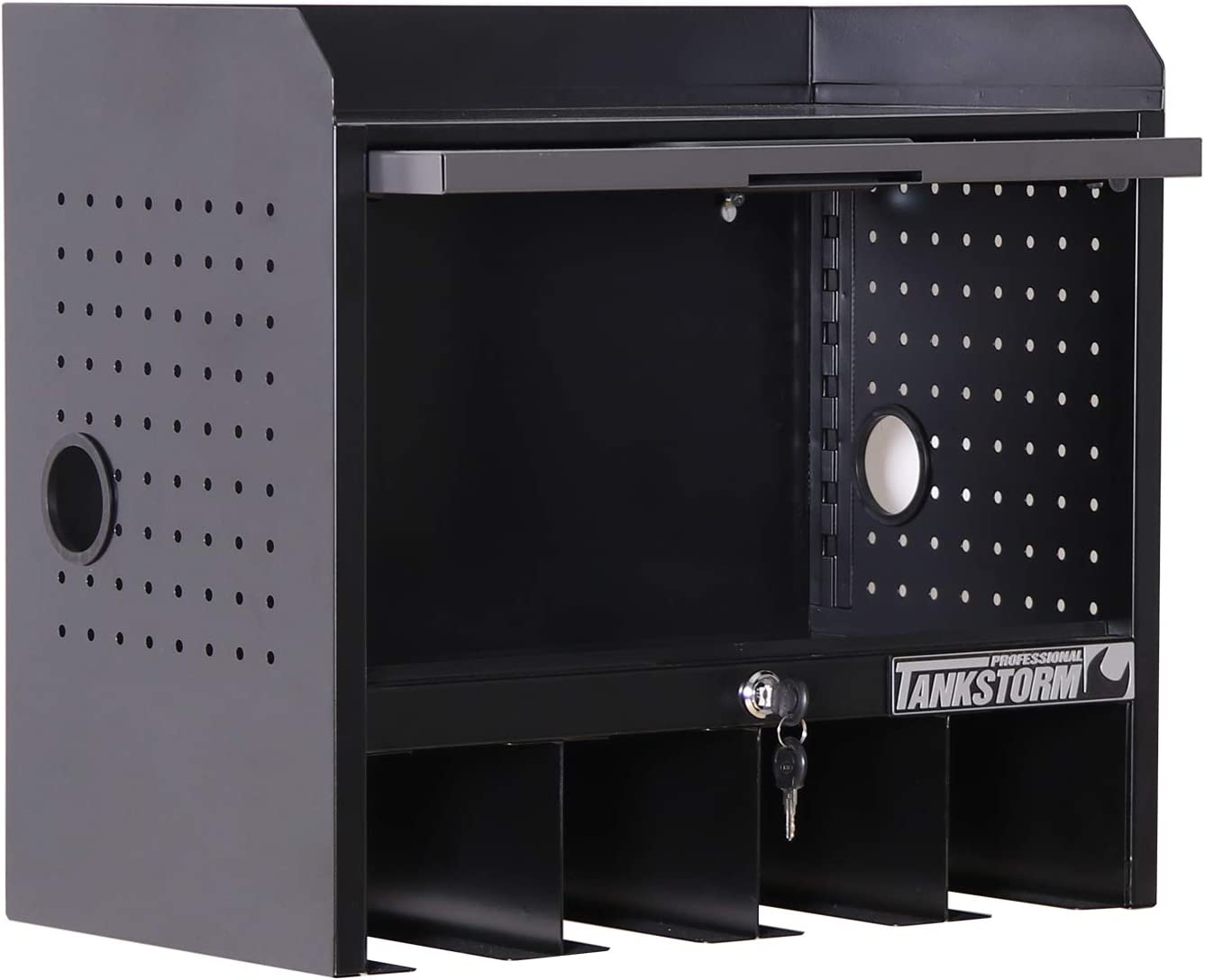 Wall Mounted Drill Storage Steel Box, Drill Charging Station, Power Drill Storage Toolbox, Drill Organizer (DDG-1)