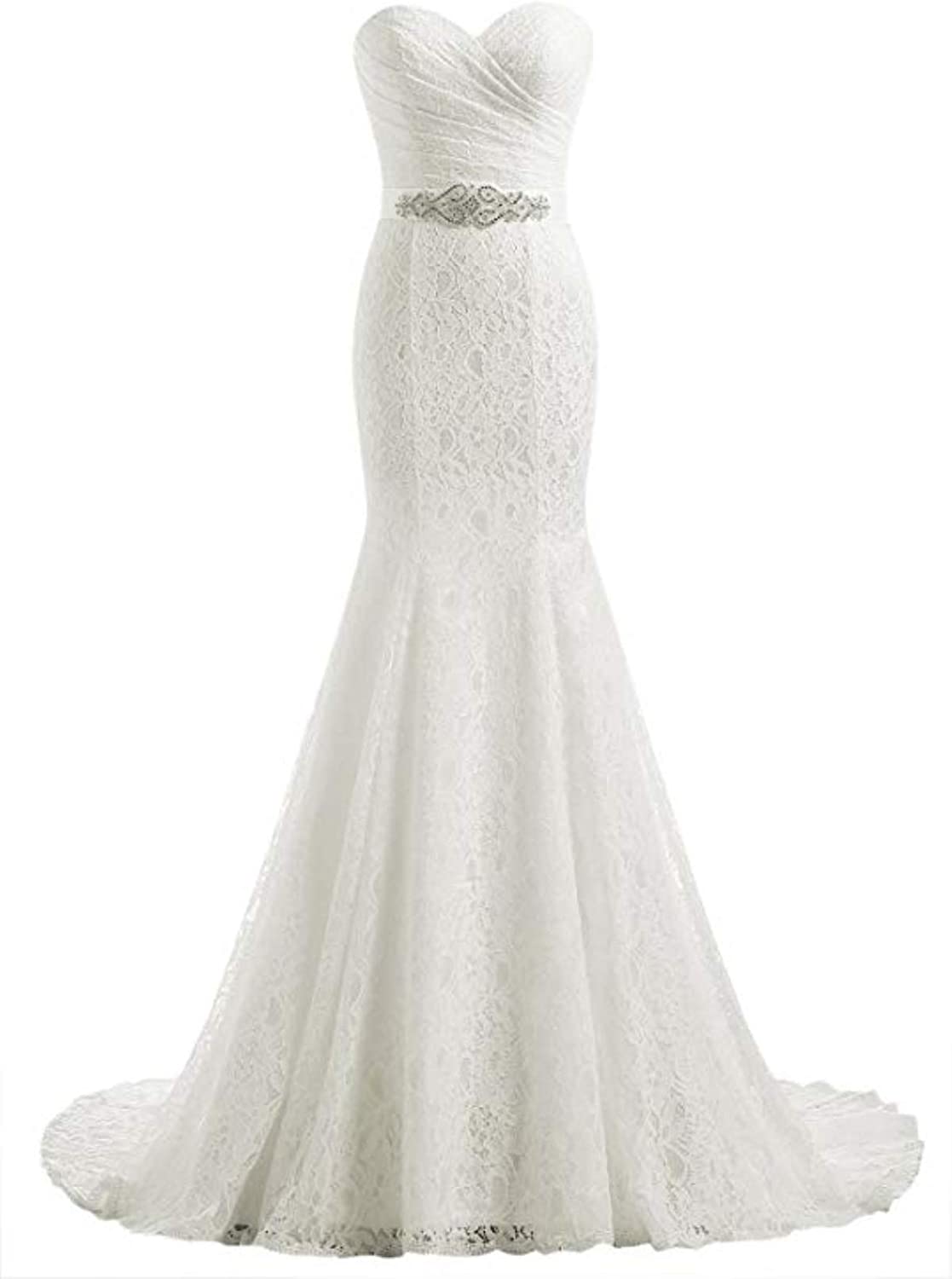 Women's Lace Mermaid Bridal Wedding Dresses