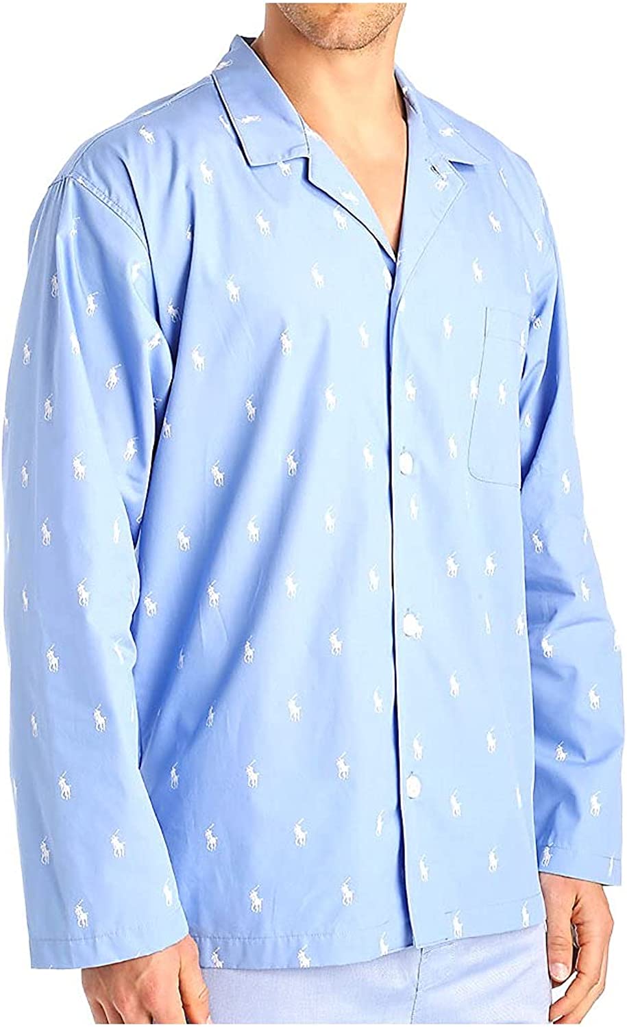Lauren Men's All Over Pony Pajama Shirt L008