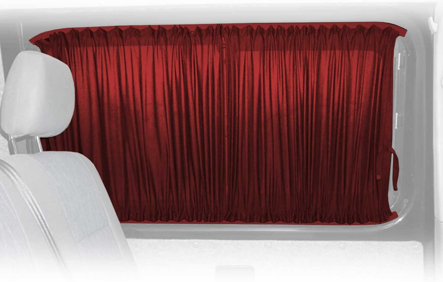 Car Side Window Sun Shades Van Curtain Kit Fits MB Sprinter 2006-2018 Long Wheelbase / Barn Door | UV Protection Curtain Vehicle Slidable Retractable 14 pcs (Single Sliding Door, Gray)