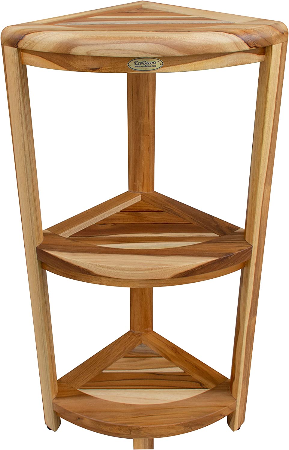 EcoDecors ED981 Oasis Corner Shelf, Natural