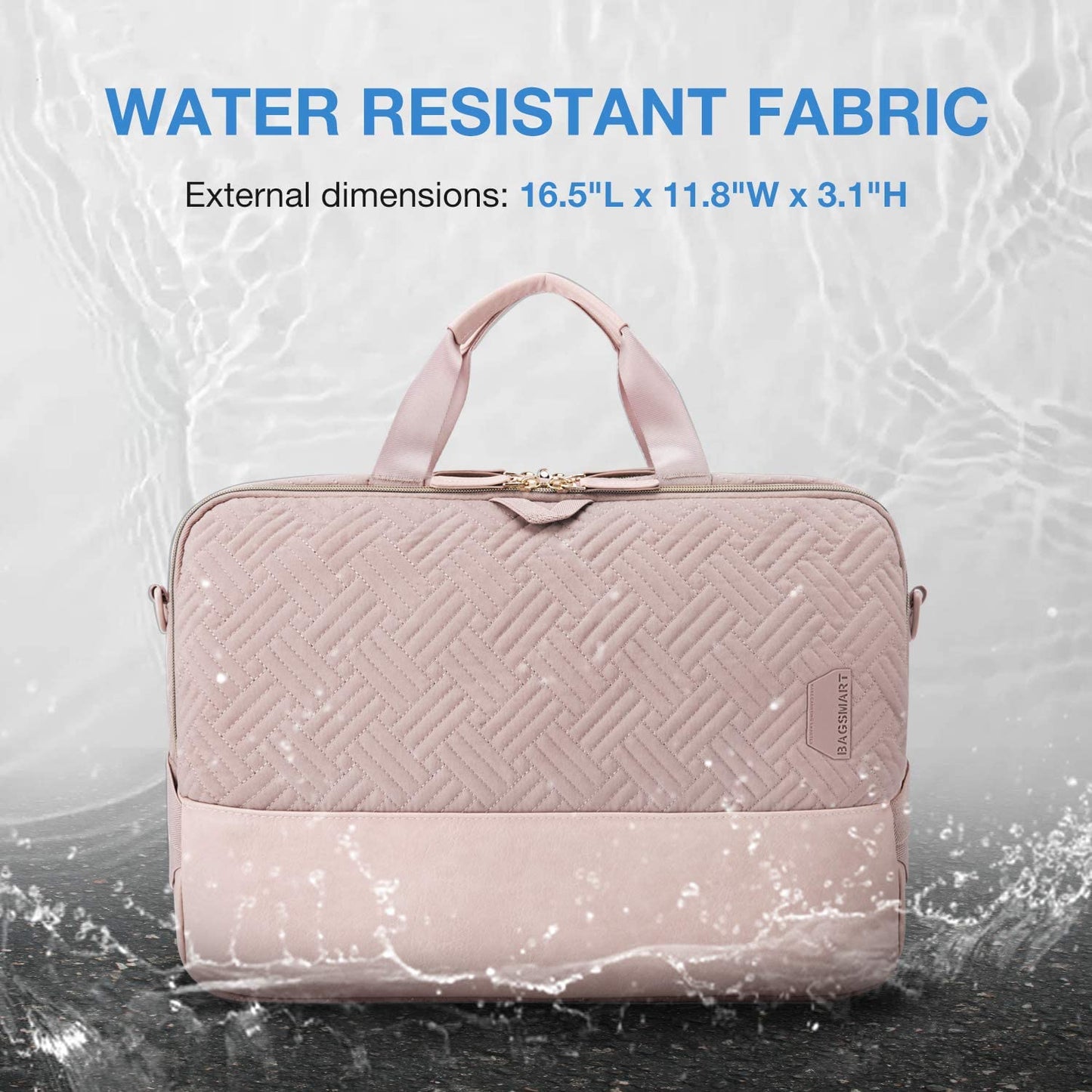 Laptop Bag for Women,BAGSMART 15.6 Inch Laptop Case Computer Bag Briefcase for Ladies