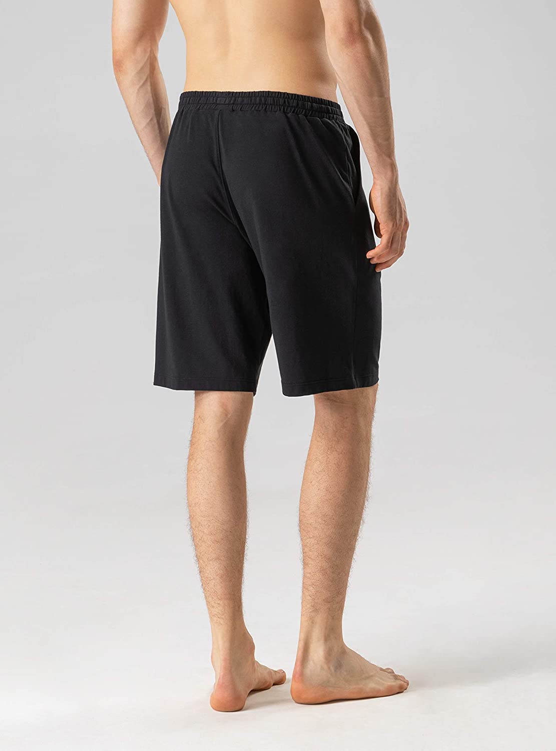 Men's 2 Pack Soft Cotton Sleep Shorts for men Lounge Pants Wear Pajama Bottoms with Pockets