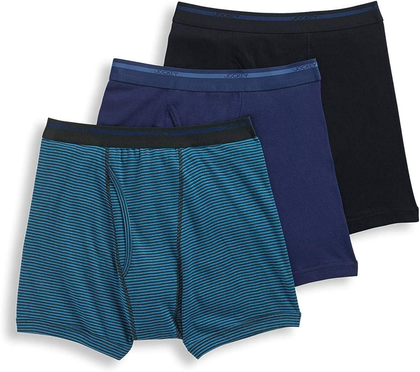 Men's Underwear Lightweight Classic 5" Boxer Brief - 3 Pack