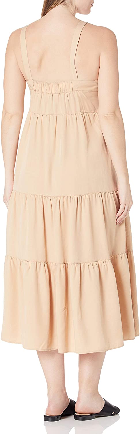 The Drop Women's Britt Tiered Maxi Tent Dress