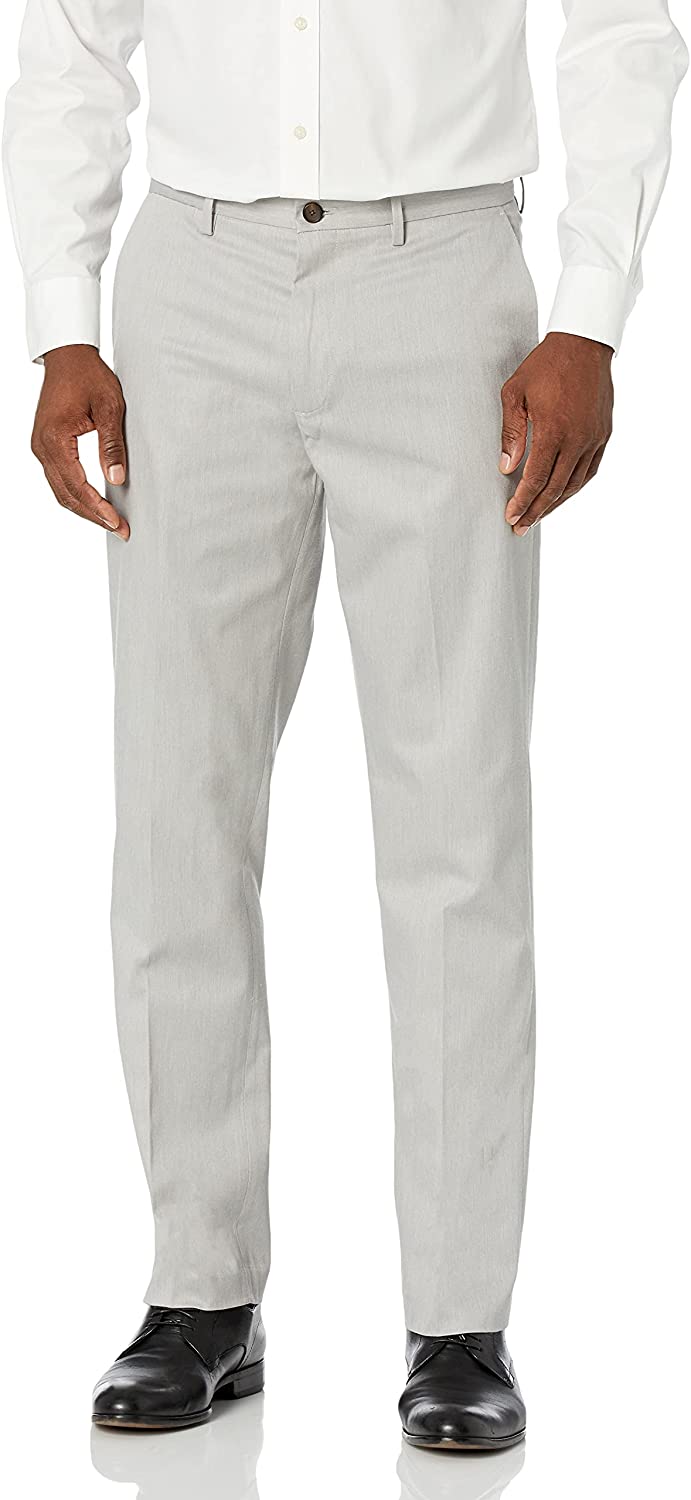 Down Men's Straight Fit Non-Iron Dress Chino Pant